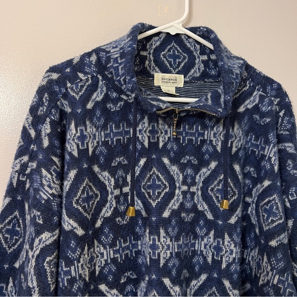 Vintage Sostanza Tribal Print Pullover - Picture 6 of 6